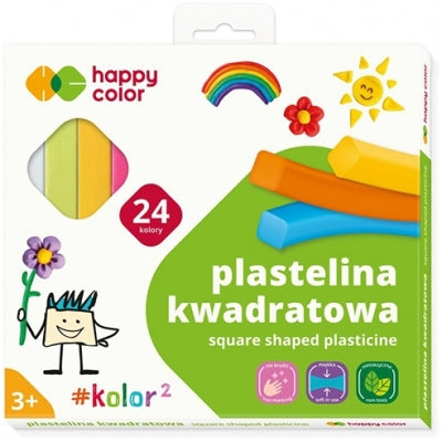 Plastilina Scolara, 24 Culori, Happy Color
