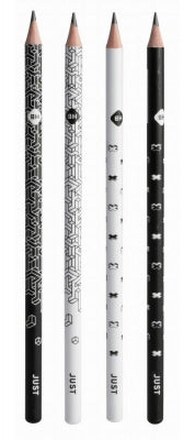 Creion Grafit Rotund, Just, Hb, Happy Color