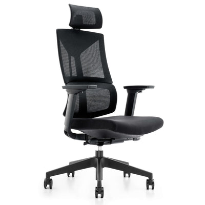 Scaun De Birou Mesh Kyoto Lux - Negru/Negru