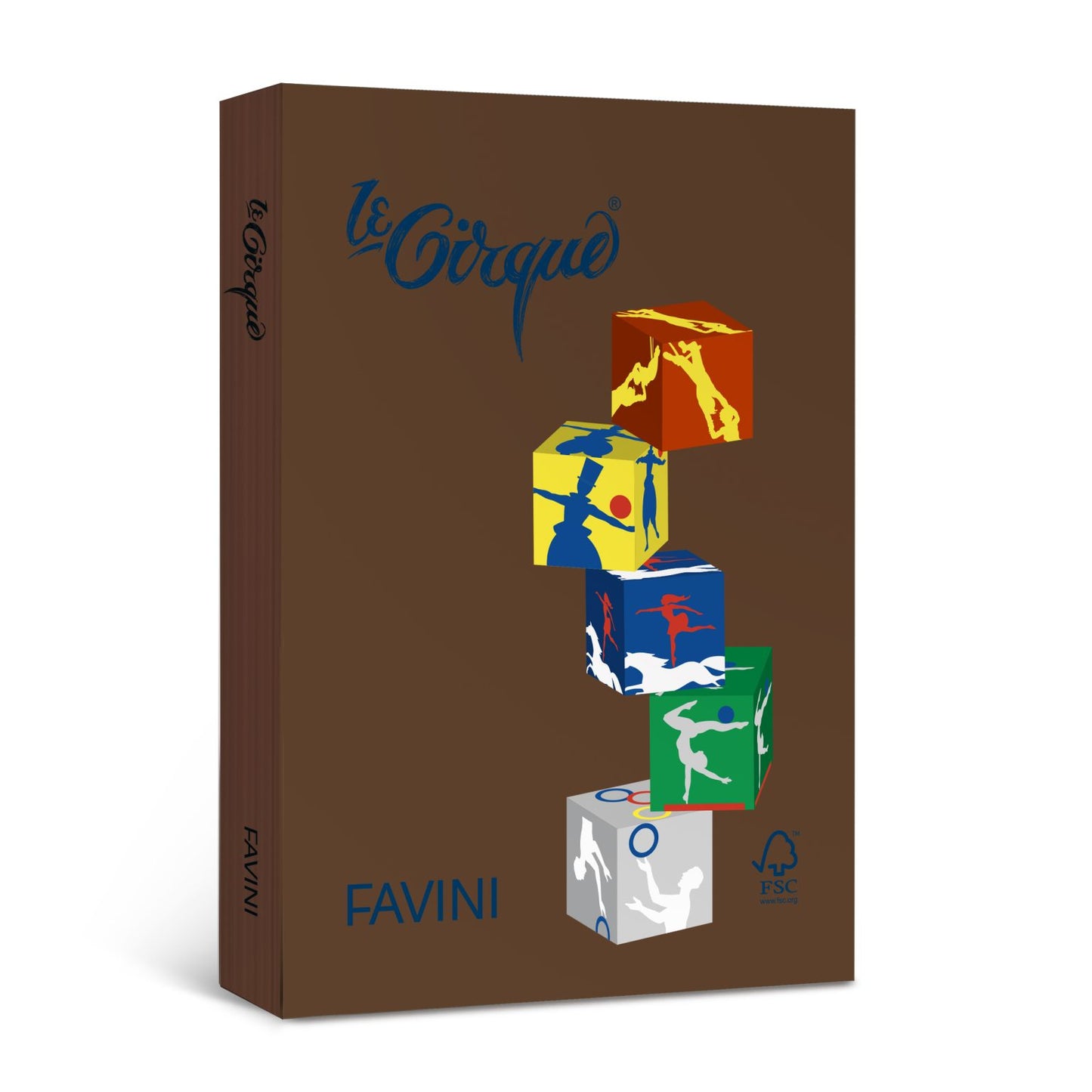 Carton color 160G/Mp A4 250coli/top Maro Ciocolata Favini