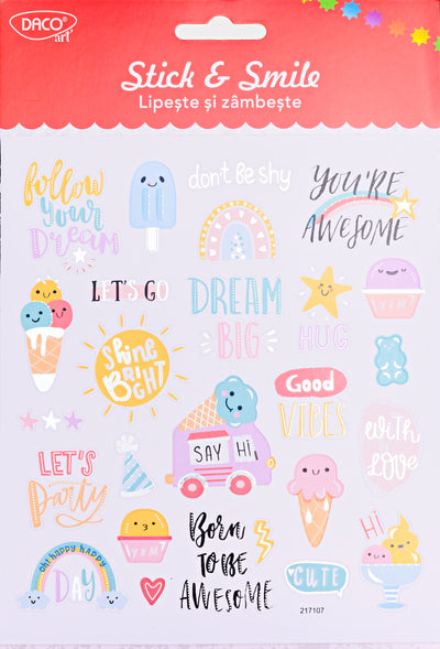 Abtibild - Ab155 Good Vibes Lipeste Si Zambeste Daco