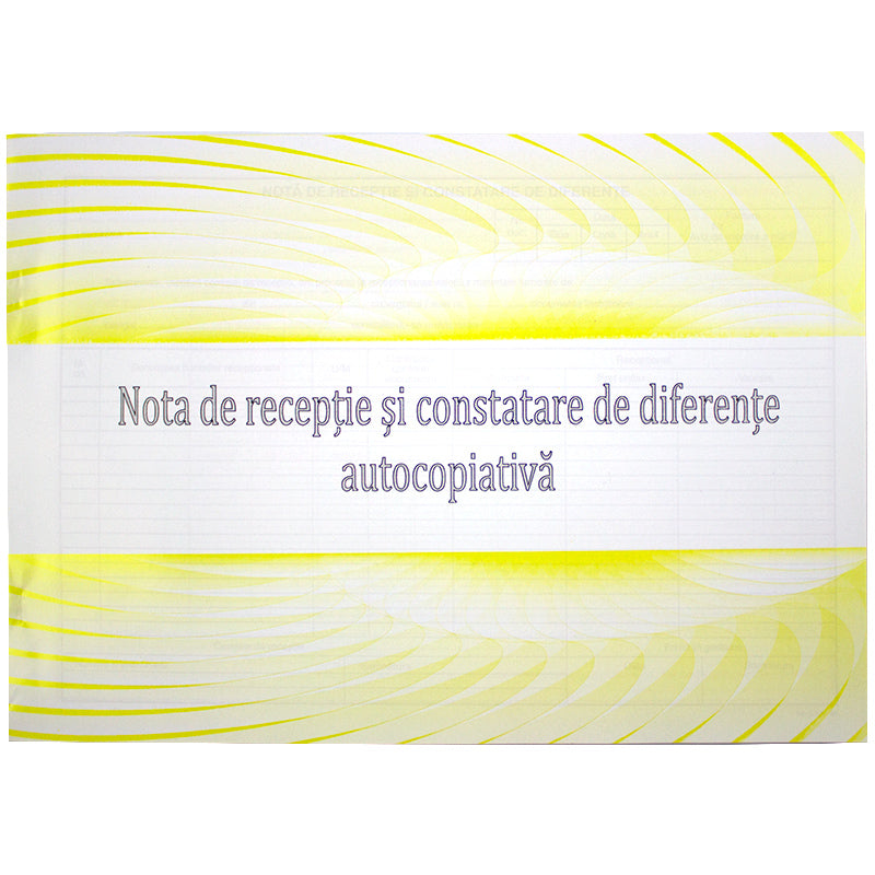 Nir / Nrcd Cu Tva A4 Autocopiativ 2 Ex