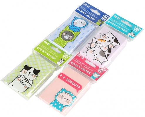 Notite Adezive Colorate, So Many Cats, 76 X 51Mm, 100 File/Set M&G