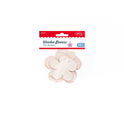 Accesorii Craft - Ad449 Flori De Lemn Daco