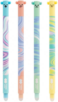 Roller Gel Cu Rescriere, Happy Color, 0.5 Mm, Pastel Twist, Diverse Culori