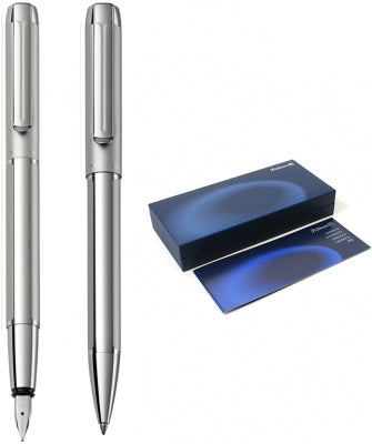 Set Stilou Si Pix Pura Silver Pelikan