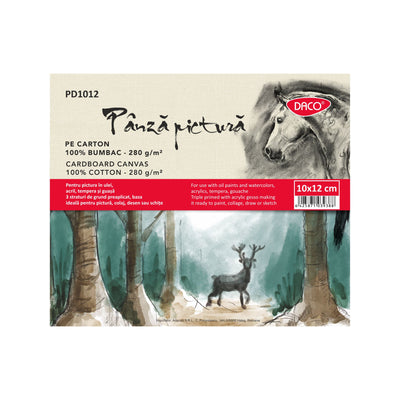 Panza Pictura Pe Carton 10X12Cm Daco Pd1012