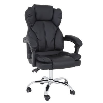 Scaun Directorial Parma - Imitatie Piele Neagra