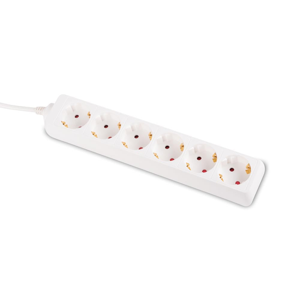 Prelungitor electric interior 1.5 metri, 6 prize, cablu 3x1 mm?