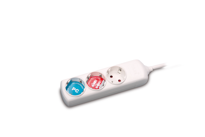 Prelungitor 5m 3 prize, alb, Inlet