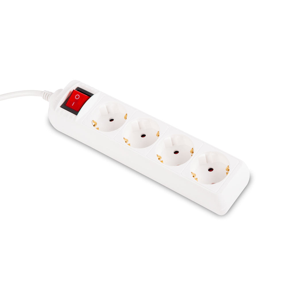 Prelungitor 5m, 4 prize, 3x1 mm, cu impamantare