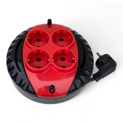 Prelungitor Retractabil 5M, 4 Prize, 3X1 Mm