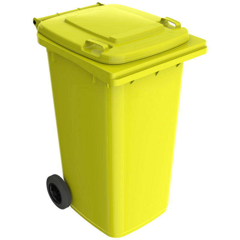 Pubela gunoi plastic cu capac si roti 240l