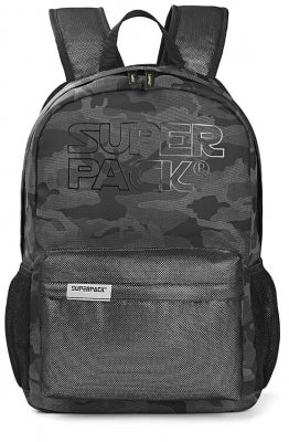 Ghiozdan Camuflaj Gri 43 Cm Superpack S-Cool