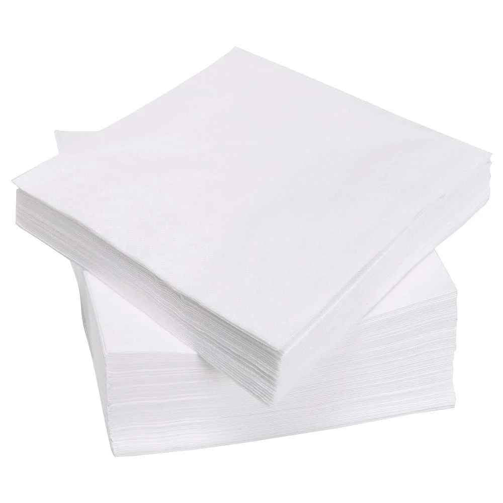 Servetele masa albe 25x25cm Fiore 1 strat 100buc