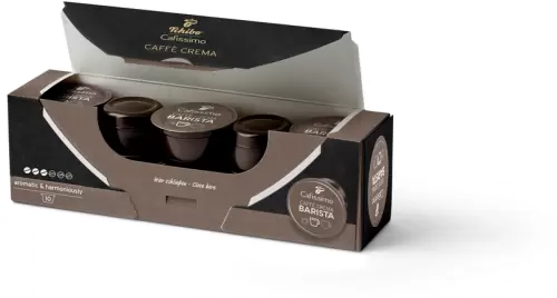 Cutie 10 capsule cafea Tchibo Cafissimo Barista Caffe Crema