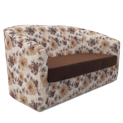 Canapea Tudor Stofa - Bicolor - Flori Maro/Maro - Ck22/K7