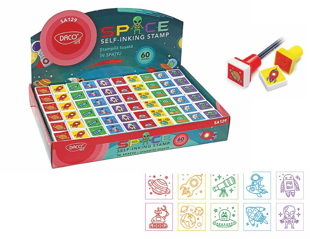 Stampila Tusata Space Daco Sa129