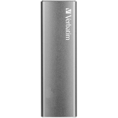 SSD extern VERBATIM VX500, 2TB, USB 3.2 Gen 2, argintiu
