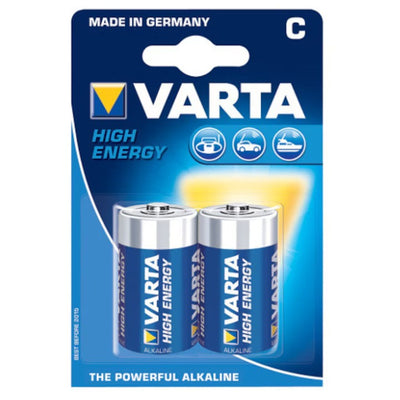 Set 2 baterii tip C ( R14) Varta High Energy