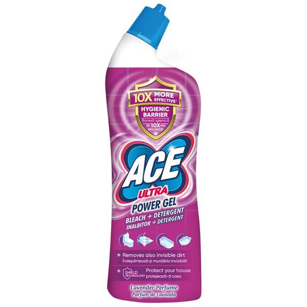Dezinfectant Toaleta Gel Ace 750Ml - Lavandă