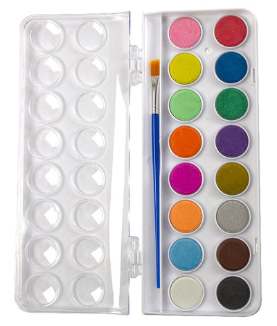 Acuarele Superioare 16 Culori Cu Pensula Evoffice