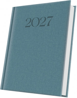 Agenda datata 2027 Herlitz Premium Deluxe Biella, A5, 352 pagini, coperta din piele sintetica
