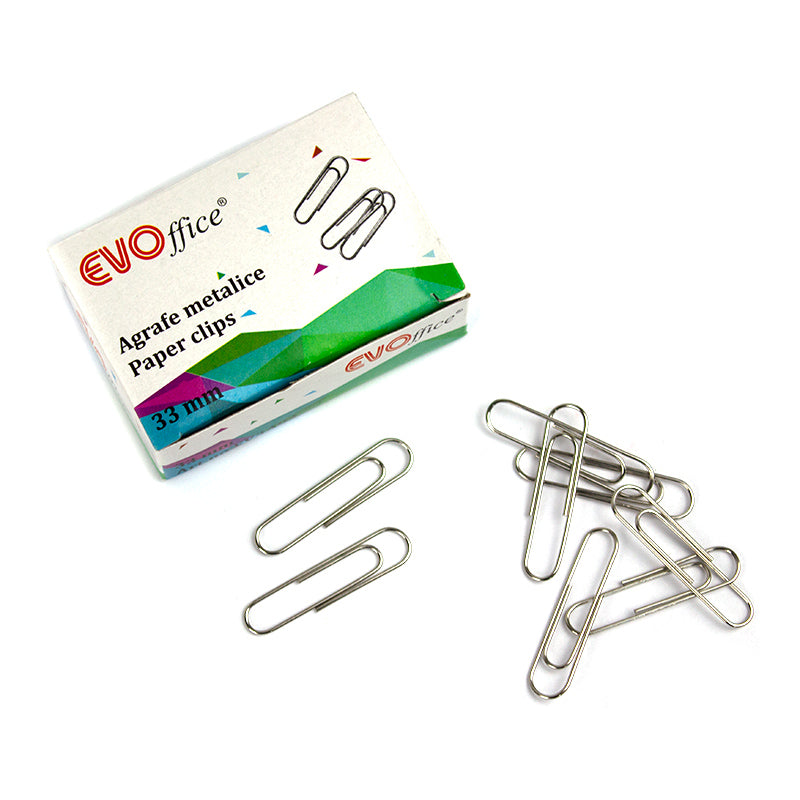 Agrafe 33 Mm 100 Buc/Cutie Evoffice