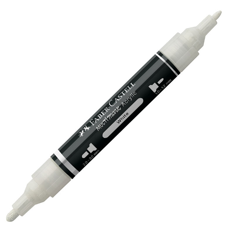 Marker Acrilic Multimark Cul. 101 Alb Faber-Castell