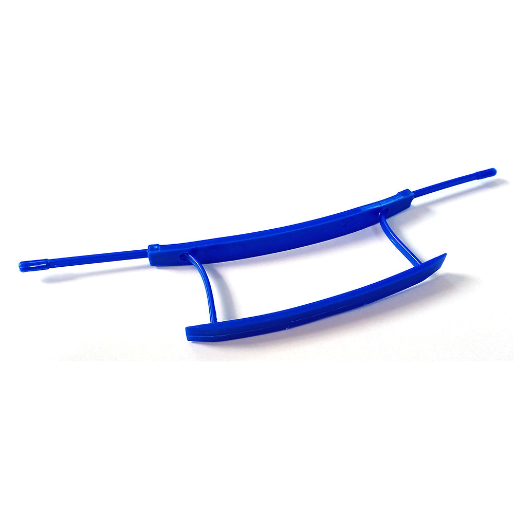 Alonje de mare capacitate din plastic EVOFFICE, culoare albastră, set 25 bucăți, ideale pentru prinderea sigură a până la 500 de coli de hârtie.