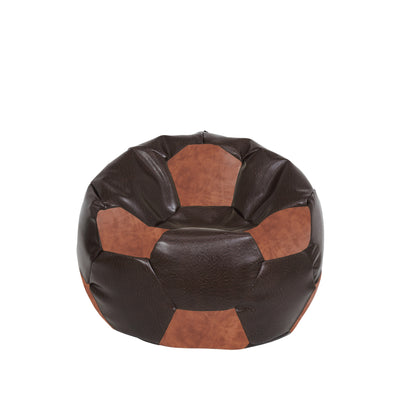 Fotoliu Puf Baby Ball - Imitatie Piele - Maro/Coniac