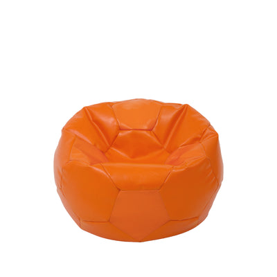 Fotoliu Puf Baby Ball - Imitatie Piele - Portocaliu