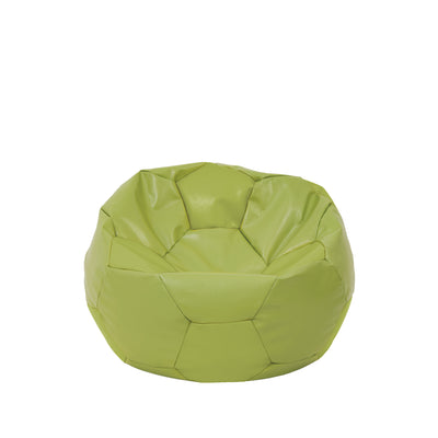 Fotoliu Puf Baby Ball - Imitatie Piele - Verde