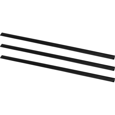 Baghete Plastic 4 Mm, 2-10 Pagini 100 Buc/Cutie Evoffice- Negru