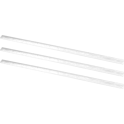 Baghete Plastic 4 Mm, 2-10 Pagini,100 Buc/Cutie Evoffice - Alb