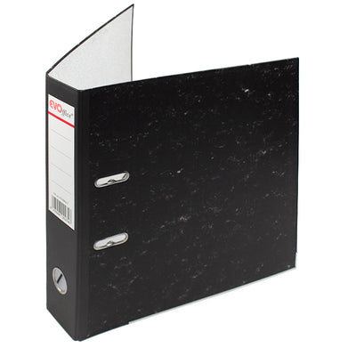 Biblioraft Carton Marmorat Cu Margine Metalica A4 5Cm Evoffice