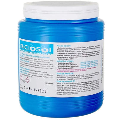 Tablete Dezinfectante Clorigene Efervescente Biclosol 300 Tablete