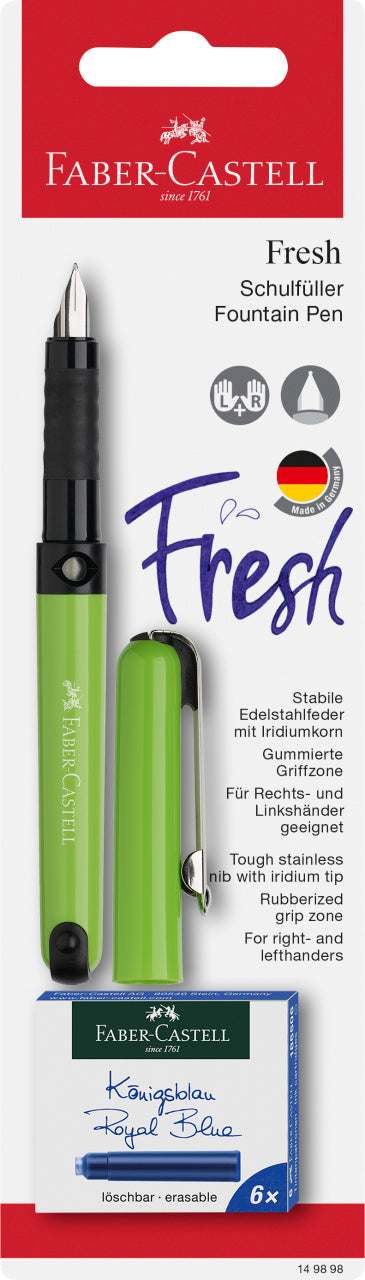 Blister Stilou Scolar Vario + 6 Cartuse Faber-Castell