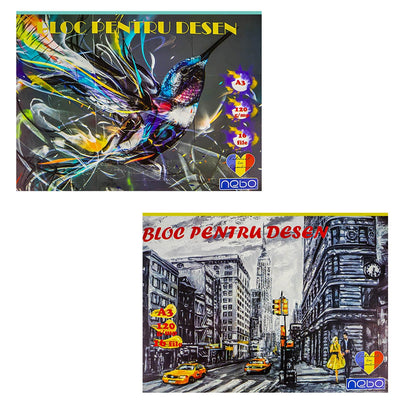 Bloc Desen A3 16 File, 120 G/Mp - Nebo