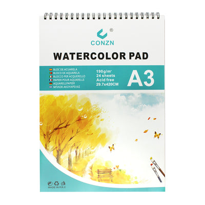 Bloc Desen A3 Acuarela, 24 File, 180 Gr Evoffice