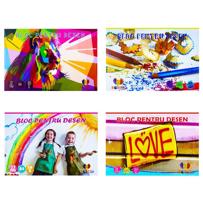 Bloc Desen A4 12 File 80 G|Mp