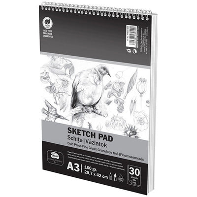 Bloc Desen Spira A3 Schite 160G 30 File Pigna