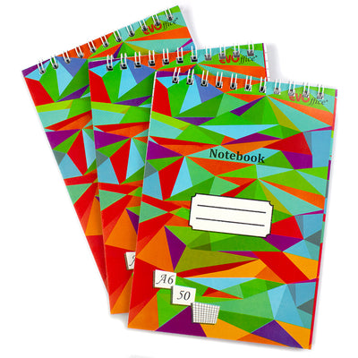 Blocnotes A6 Cu Spira Metalica 50 File Matematica Evoffice