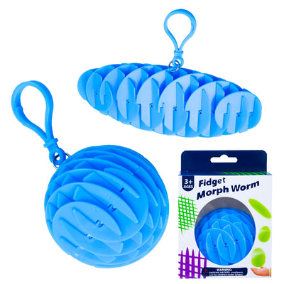 Breloc Antistres - Morf Worm, 6.5X15 Cm, In Cutie