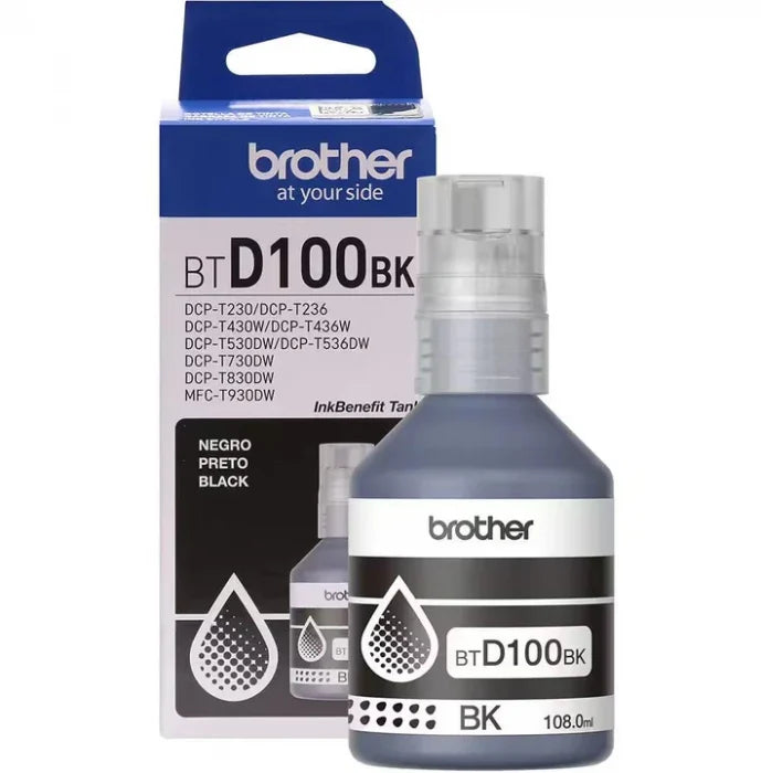 Brother BTD100BK, Flacon Original Cerneală Black