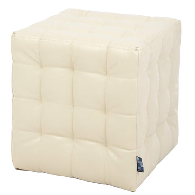 Taburet Bump - Imitatie Piele Crem - 21834