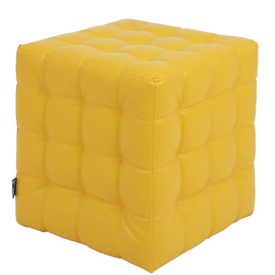 Taburet Bump - Imitatie Piele Galben - 22168