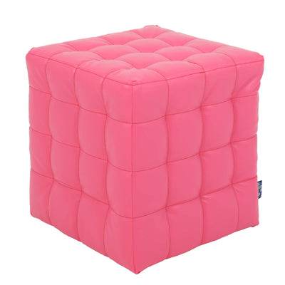 Taburet Bump - Imitatie Piele Roz - 21896