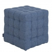 Taburet Bump - stofa albastru - G22