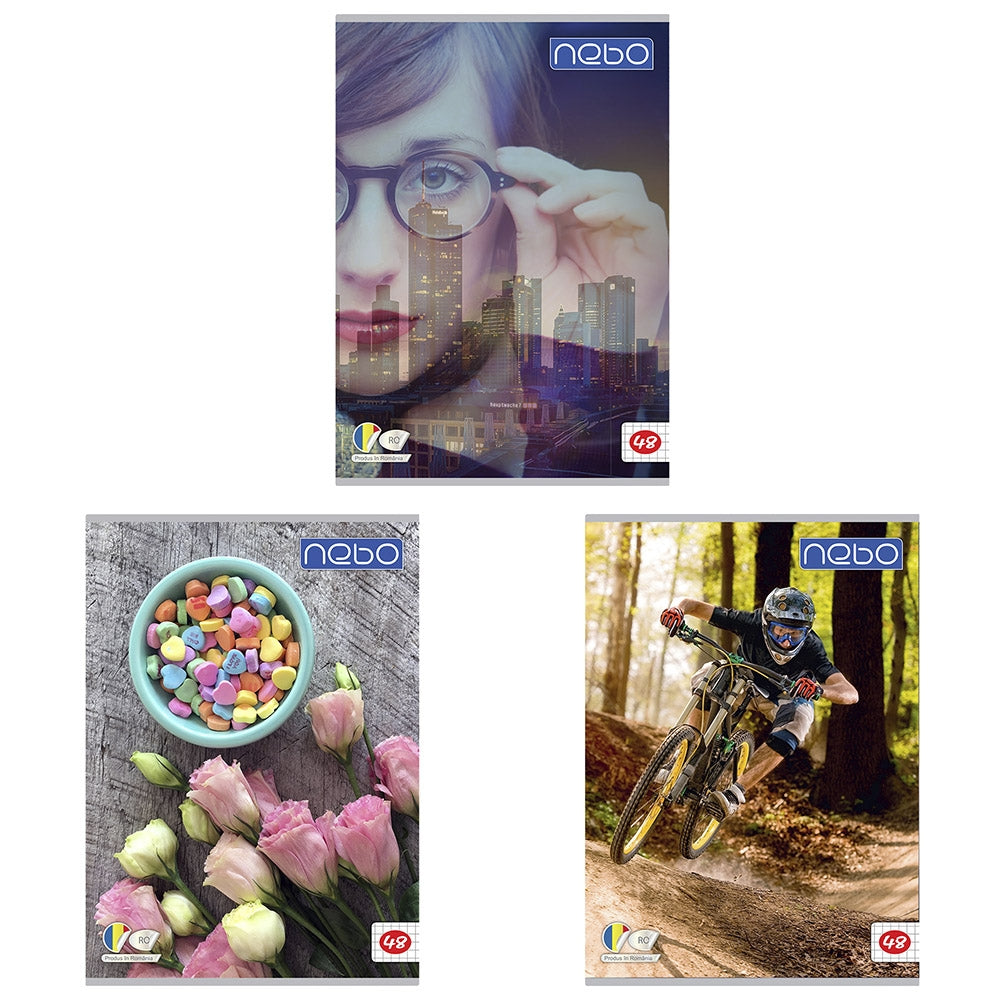 Caiet A4 48 File Ar - Nebo